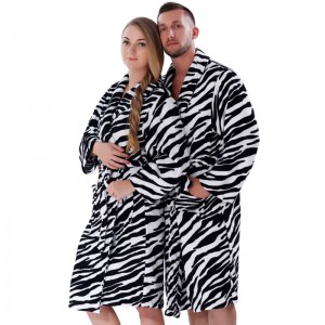 Robe din fleece pentru adulți Bărbați Femei halate de baie Cuplu pijamale
